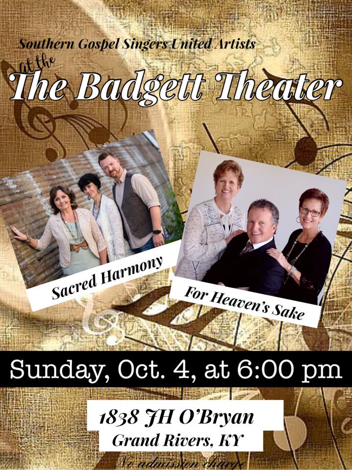 FREE GOSPEL CONCERT (Southern Gospel Singers United Love Offering